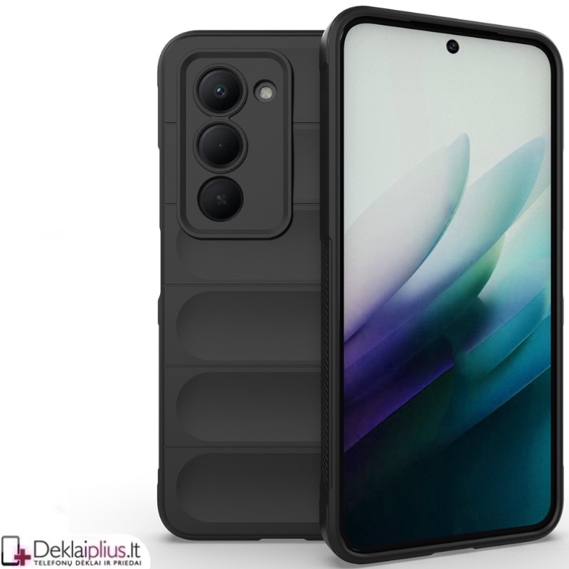 Magic Shield guminis dėklas su kameros apsauga - juodas (Xiaomi Redmi 15 4G) Magic Shield guminis dėklas su kameros apsauga - juodas (Xiaomi Redmi 15 4G)